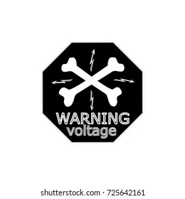 stickers for electrical distribution board consumer electrical safety, electricity, current protection