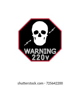 stickers for electrical distribution board consumer electrical safety, electricity, current protection