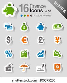 Stickers - Finance and banking icons