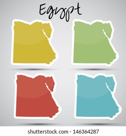 stickers in form of Egypt 