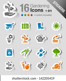 Stickers - Gardening icons