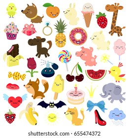 Stickers for girls with shadows