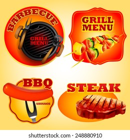 stickers for grill menu