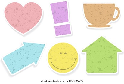 Stickers for home using (eps 8), vector illustration