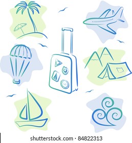 Stickers for home using, vector illustration