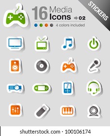 Stickers - Media Icons