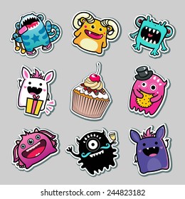 Stickers monsters