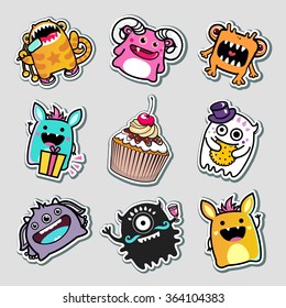 Stickers monsters