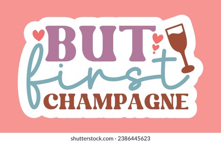Stickers ,New Year EPS Bundle , Single Designs