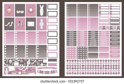 Stickers for planner