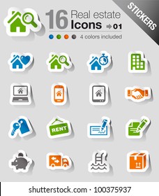 Stickers - Real estate icons