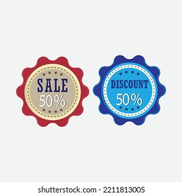 Stickers for SALE Arrival shop product tags, Sticker Promotions, Vector