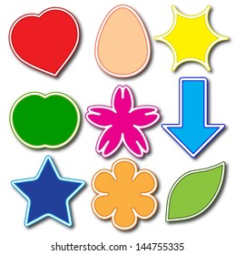 Stickers set.