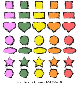 Stickers set.