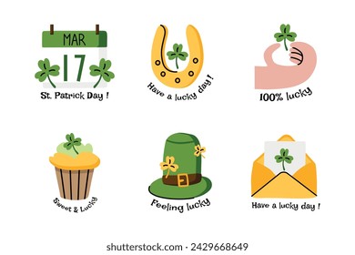 Stickers for St. Patrick's Day