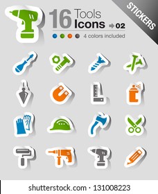 Stickers - Tools and Construction icons