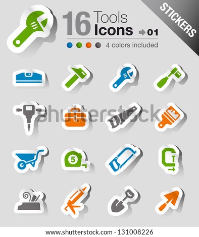 Stickers - Tools and Construction icons