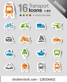 Stickers - Transportation icons