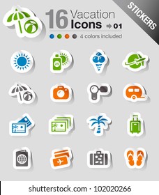 Stickers - Vacation Icons