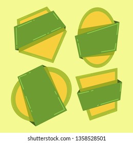 stickers vector illustration