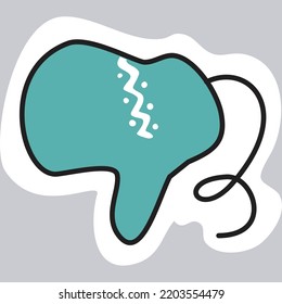  stickers vectors illustration art design