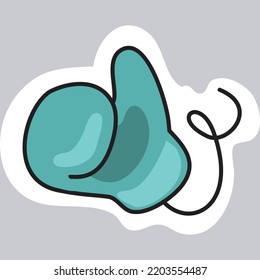  stickers vectors illustration art design