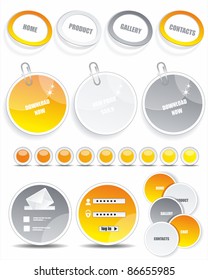 Stickers for web page