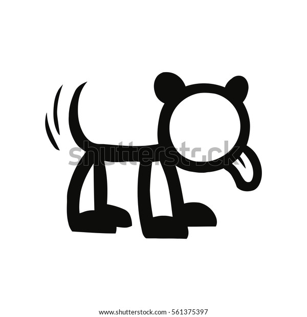 stick dog figure