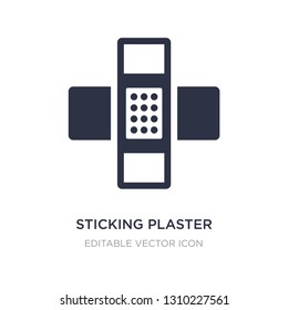 sticking plaster icon on white background. Simple element illustration from Medical concept. sticking plaster icon symbol design.