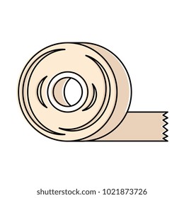 sticking plaster roll icon