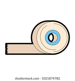 sticking plaster roll icon