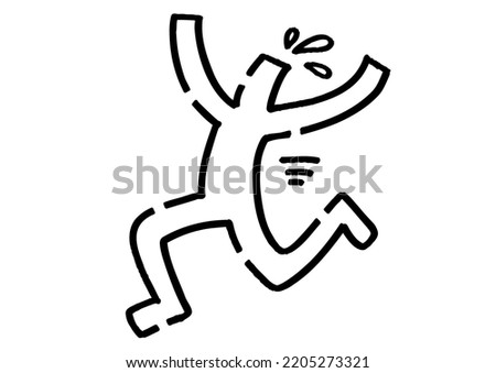 Stickman in a hurry to escape