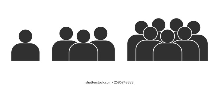 stickman icon set, leader of group of people, isolated pictogram of human silhouettes	
stickman icon set, leader icon, silhouette of man, simple isolated pictogram, set of figures

