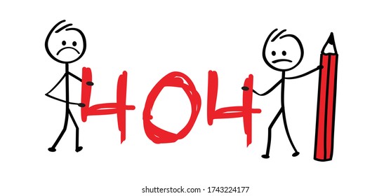 Stickman oops 404 error Happy smile emoji icons Funny comic stick figures man woman Vector unplug character draw emotions sign Drawing broken cable cartoon person  I'm so sorry offline, page not found