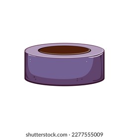 sticky duct tape cartoon. sticky duct tape sign. isolated symbol vector illustration