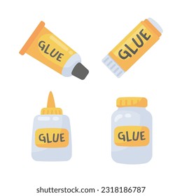 sticky glue for attaching paper Glue Stick Educational Craft Supplies for Kids - Shutterstock ID 2318186787