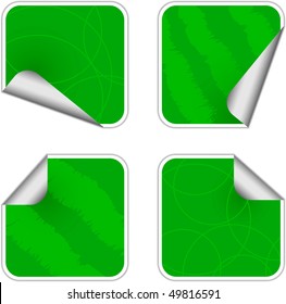 Sticky Green Labels