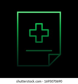 Sticky nolan icon. Simple thin line, outline vector of medical icons for ui and ux, website or mobile application