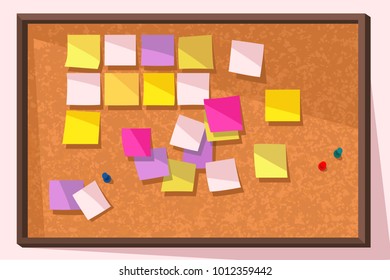 Sticky Note Bulletin Board