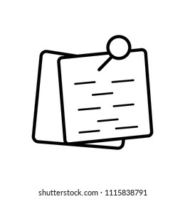 Sticky note icon