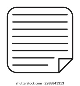 Sticky Note Icon Design For Personal And Commercial For Personal And Commercial Use
