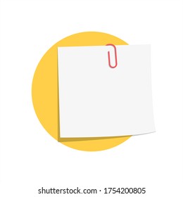 Fondo de redondeo de iconos de notas pegajosas