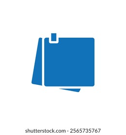 Sticky note icon Thin line illustration set