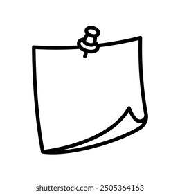 sticky note icon vector design template simple and clean