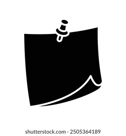 sticky note icon vector design template simple and clean