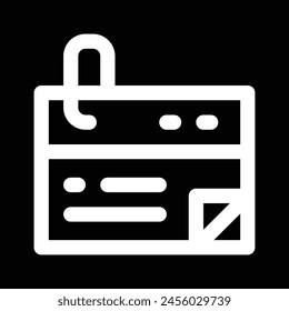Kurzbeschreibung der Vektorgrafik des Haftnotizsymbols