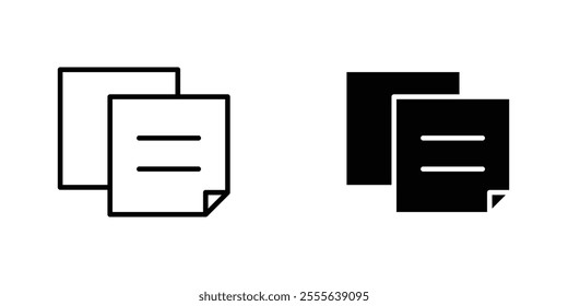 Sticky note icons for app and websites.