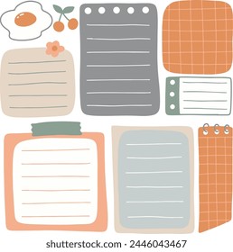 Sticky note office checklist color