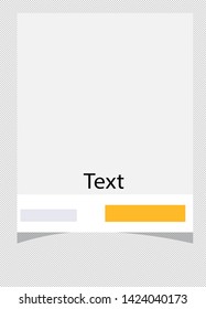 Sticky note on transparent background.