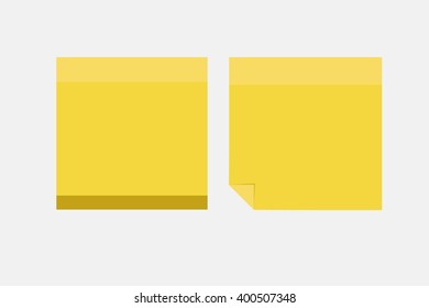 Sticky note paper vector illustration